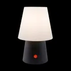 Genopladelig LED-lampe i farvet plast til indendørs eller udendørs - Fungostar Viadurini