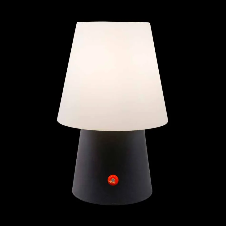 Genopladelig LED-lampe i farvet plast til indendørs eller udendørs - Fungostar Viadurini