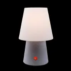 Genopladelig LED-lampe i farvet plast til indendørs eller udendørs - Fungostar Viadurini