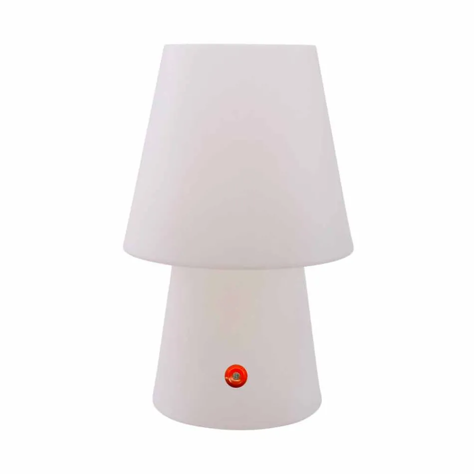 Genopladelig LED-lampe i farvet plast til indendørs eller udendørs - Fungostar Viadurini