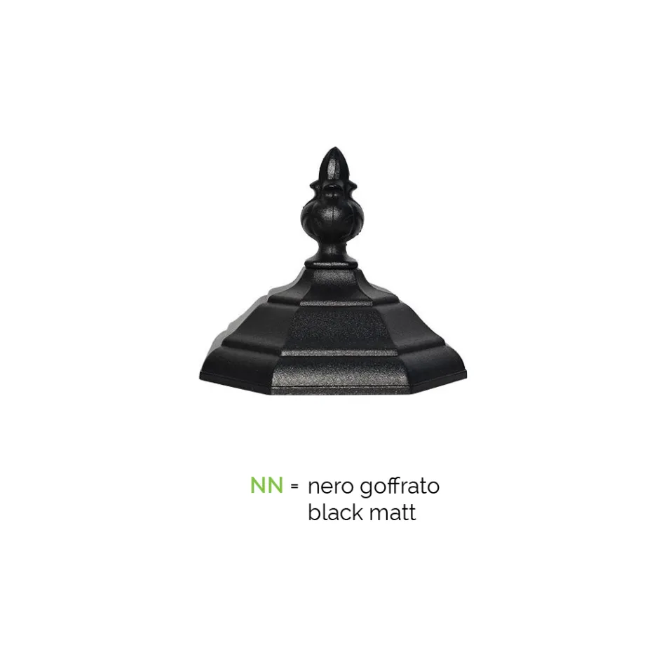 Vintage Style udendørs væglampe i aluminium Fremstillet i Italien - Leona Viadurini