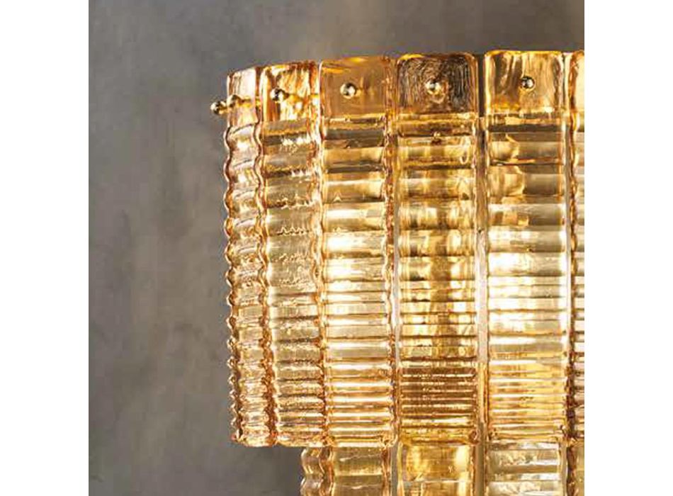 Moderne væglampe i luksus håndlavet glas lavet i Italien - Valadier Viadurini