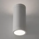 Design udendørs væglampe i hvid eller sort aluminium - Leopida Viadurini