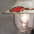 Udendørs væglampe i håndmalet hvid aluminium - Imperia Viadurini