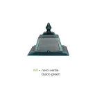 Vintage aluminium udendørs væglampe lavet i Italien - Doroty Viadurini