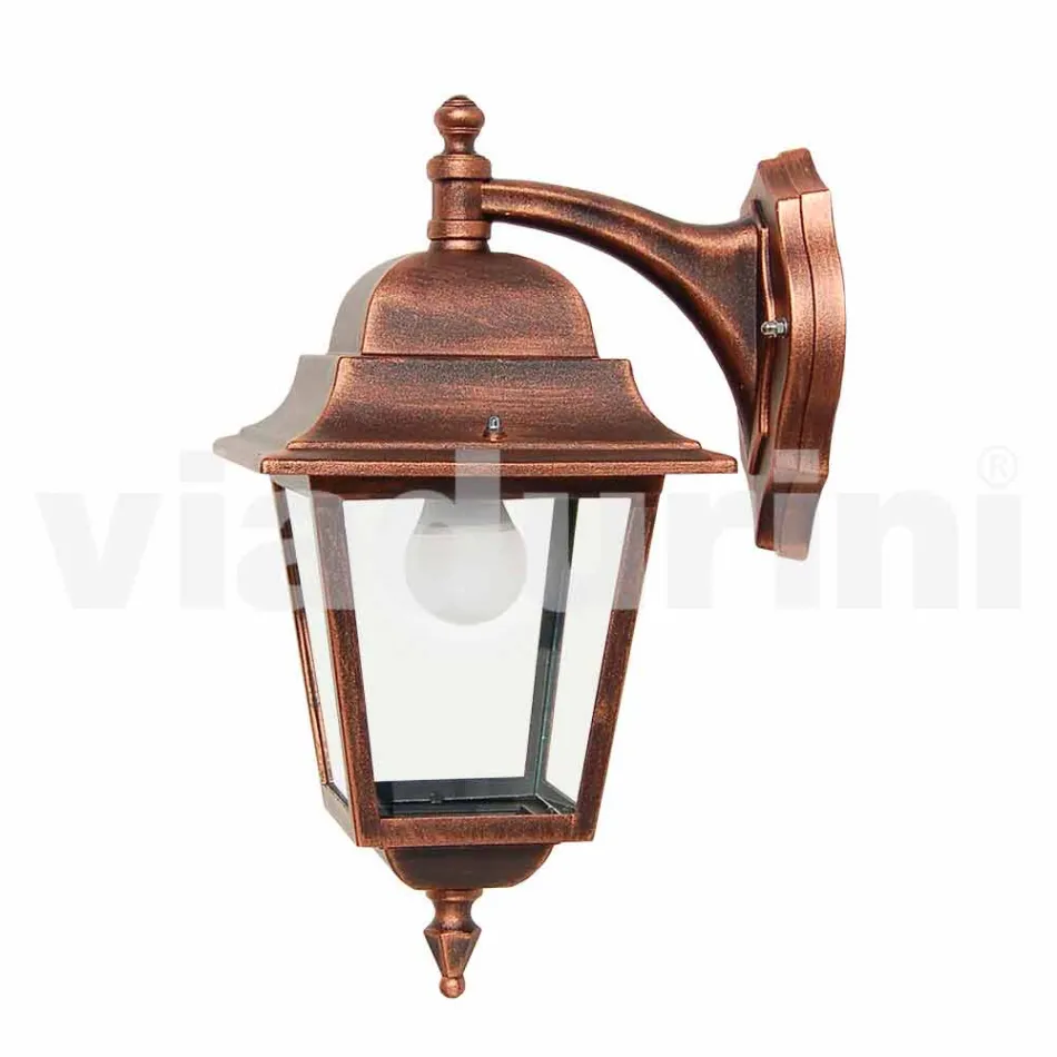 Aluminium haven væg lampe lavet i Italien, Aquilina Viadurini