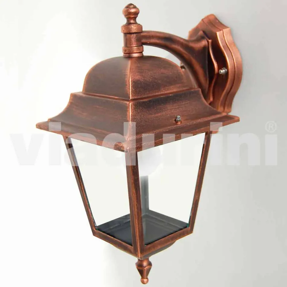 Aluminium haven væg lampe lavet i Italien, Aquilina Viadurini