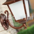 Havevæglampe i aluminium produceret i Italien, Aquilina Viadurini