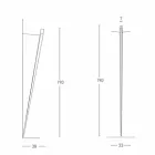 Dæmpbar metalvæglampe med integreret LED Made in Italy - Celine Viadurini