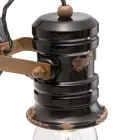 Væglampe i jern og industriel håndlavet keramik - Urban Viadurini