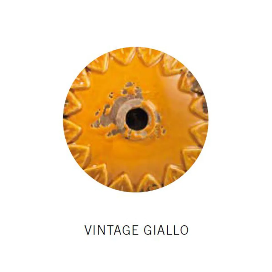 Væglampe i jern og industriel håndlavet keramik - Urban Viadurini