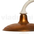 Vintage udendørs væglampe i aluminium Fremstillet i Italien - Adela Viadurini