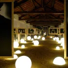 Globe sfære / bordlampe Slide Globo hvid lyst lavet i Italien Viadurini