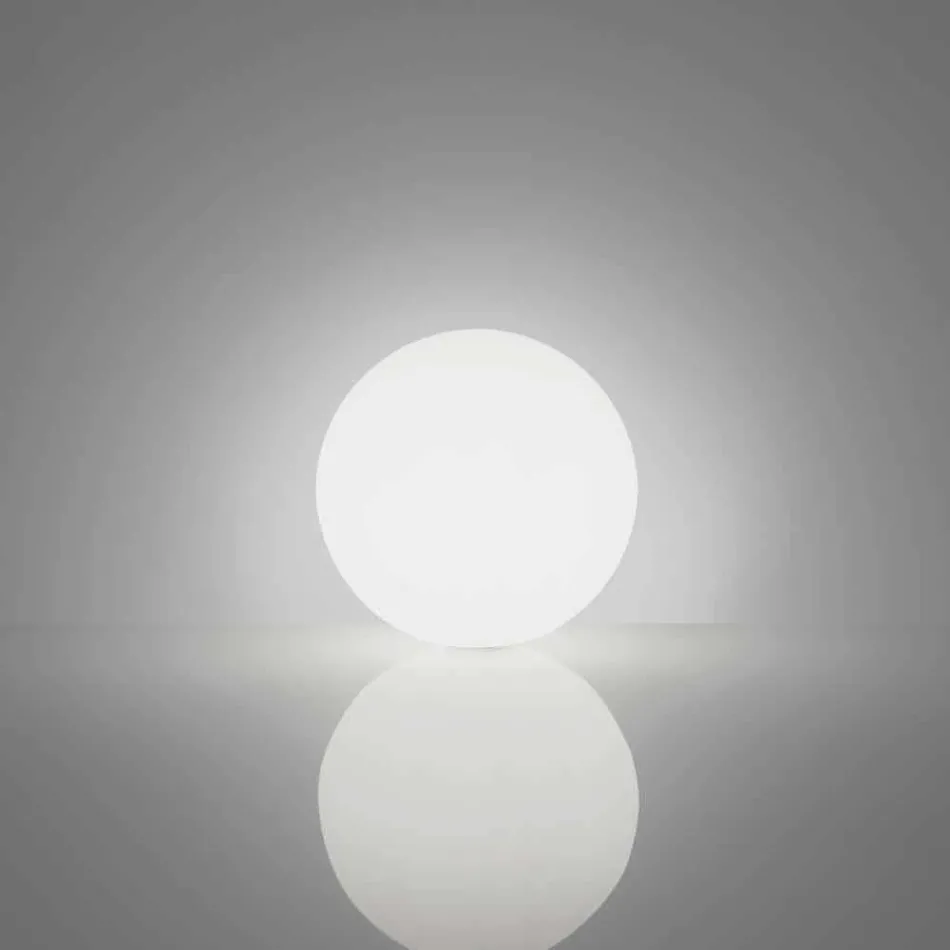 Globe sfære / bordlampe Slide Globo hvid lyst lavet i Italien Viadurini