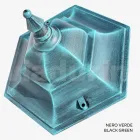 Haveloftslampe i glas og 5 aluminiumsfinisher - Pinako Viadurini