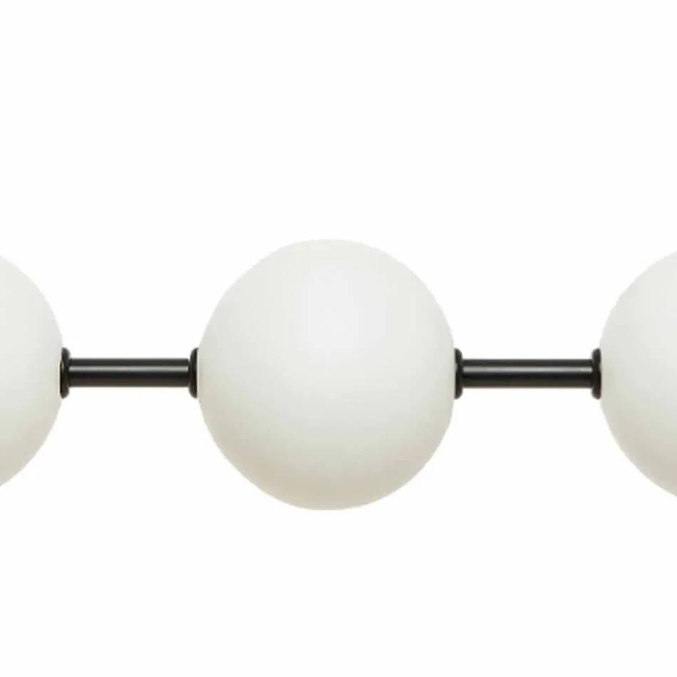 Ophængslampe 3 lys i messing og glas 2 finish - Alma af Il Fanale Viadurini