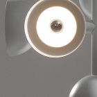 Pendellampe 9 lys Design i hvid eller sort aluminium - Celio Viadurini