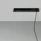 Pendellampe med 6 lys i metal og moderne blæst glas - Birga Viadurini