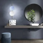 Håndlavet hængelampe i blæst Venedigglas - Jupiter Viadurini