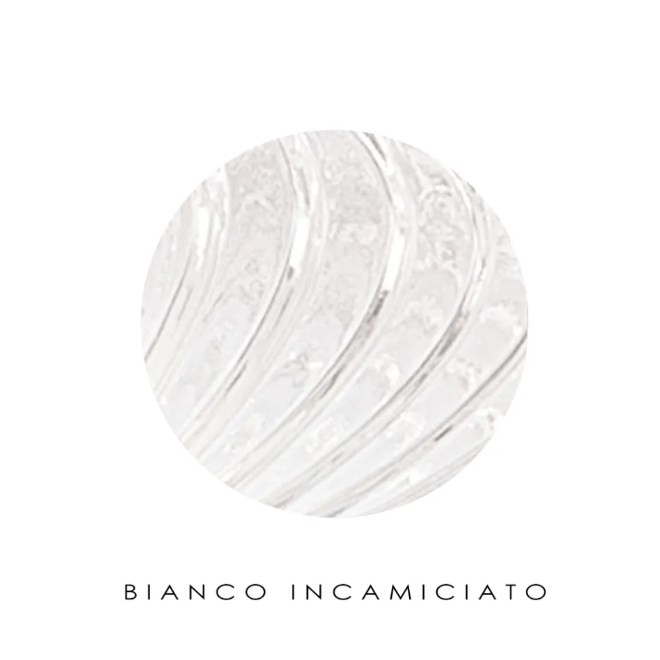 Håndlavet blæst glas hængelampe i Venedig - Dafne Viadurini