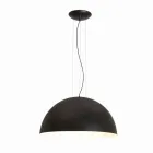 Lampe suspension i to-tone Ø40x H20x L.cavo100cm stål Lys Viadurini