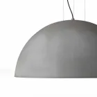 Lampe suspension i to-tone Ø40x H20x L.cavo100cm stål Lys Viadurini