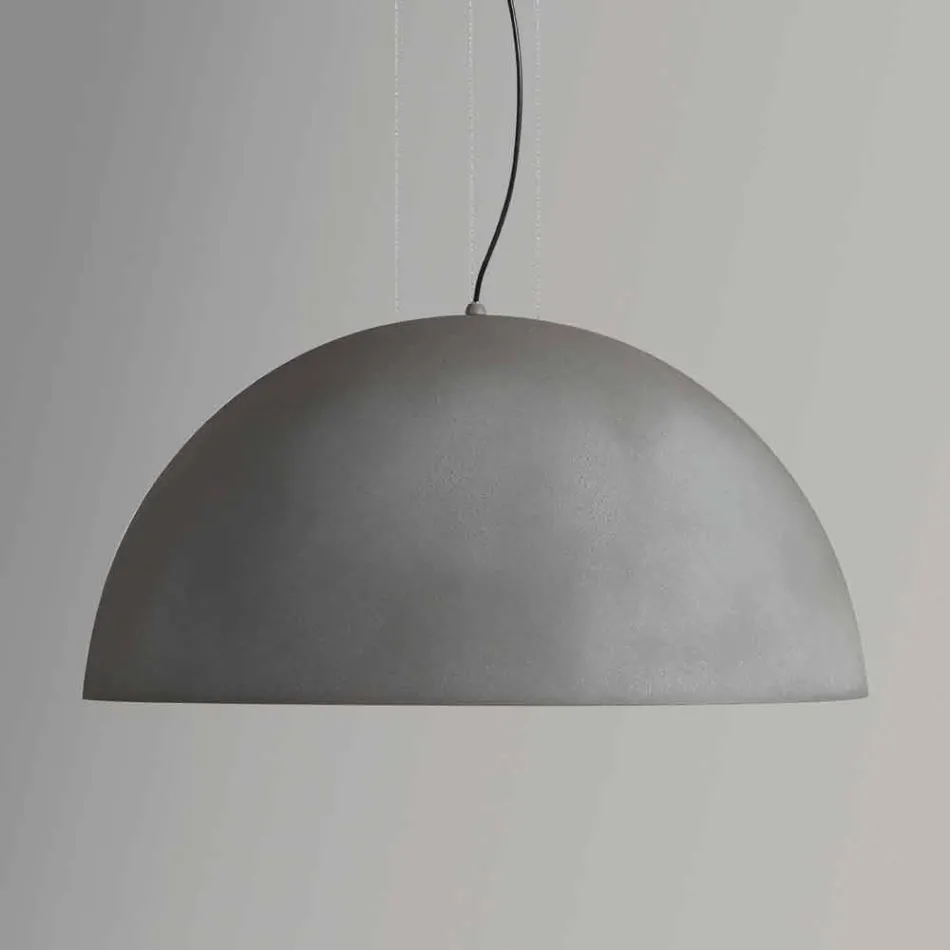 Lampe bicolor suspension stål, Ø50xh.25xL.cavo100cm, Grace Viadurini