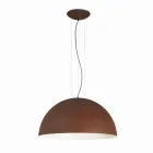 Lampe bicolor suspension stål, Ø50xh.25xL.cavo100cm, Grace Viadurini