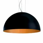 Lampe bicolor suspension stål, Ø50xh.25xL.cavo100cm, Grace Viadurini