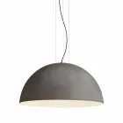 Lampe bicolor suspension stål, Ø60xh.30xL.cavo100cm, Tara Viadurini