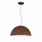 Lampe bicolor suspension stål, Ø60xh.30xL.cavo100cm, Tara Viadurini
