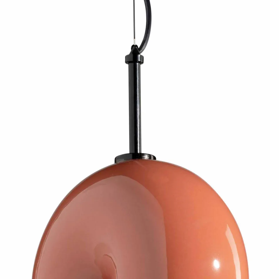 Pendellampe med 3 elementer af forskellige former lavet i Italien - Bumbum Viadurini