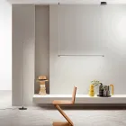 Pendel med LED-lys og længdejusterbare kabler - Orange Viadurini