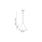 Indendørs pendel i grafen eller Marokko Made in Italy - Regn Viadurini