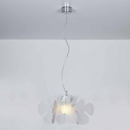 Lampe Design vedhæng methacrylat, L.55 x P.55cm, Debora Viadurini