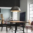 Hængende lampe rustikt design Ø60 cm Galileo Il Fanale Viadurini