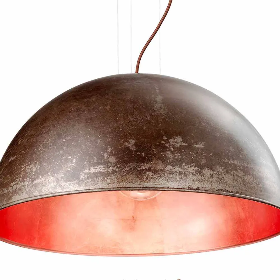 Hængende lampe rustikt design Ø60 cm Galileo Il Fanale Viadurini