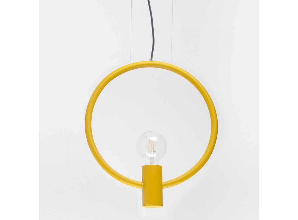 Design ophængslampe i stål fremstillet i Italien - Delizia Viadurini