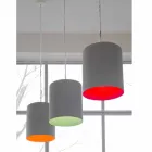 Designer vedhæng lampe In-es.artdesign Buk Paintet cement Viadurini