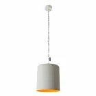Designer vedhæng lampe In-es.artdesign Buk Paintet cement Viadurini
