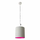 Designer vedhæng lampe In-es.artdesign Buk Paintet cement Viadurini
