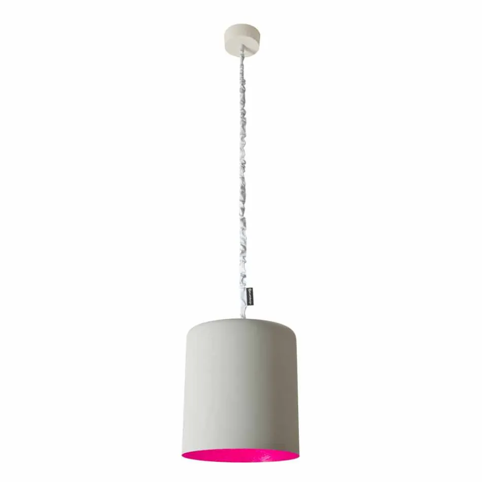 Designer vedhæng lampe In-es.artdesign Buk Paintet cement Viadurini