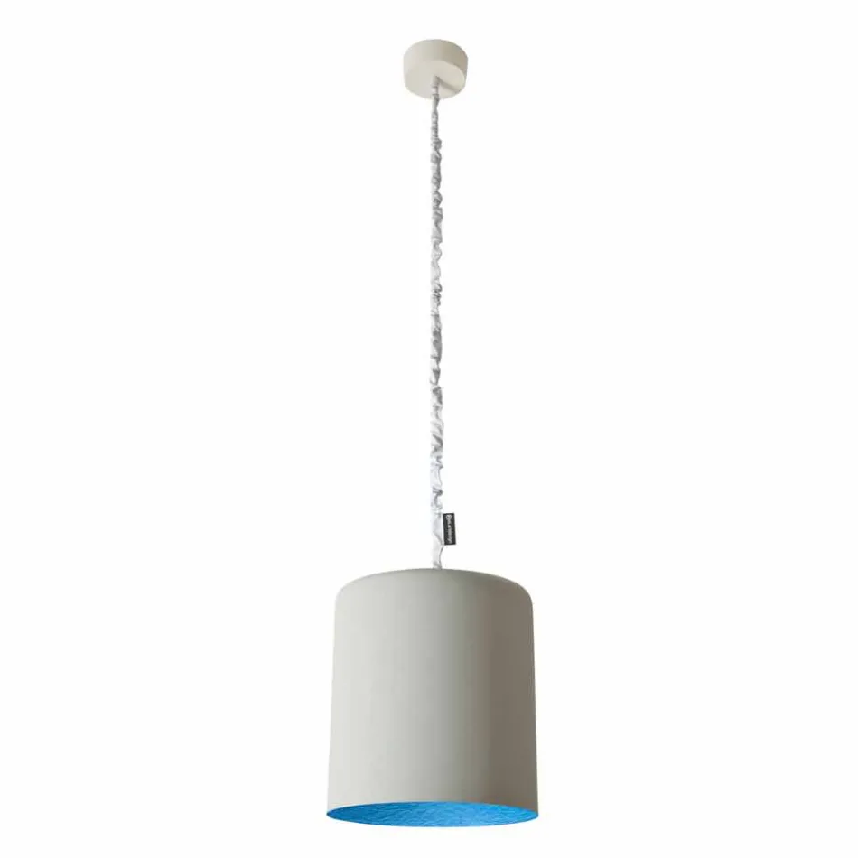 Designer vedhæng lampe In-es.artdesign Buk Paintet cement Viadurini