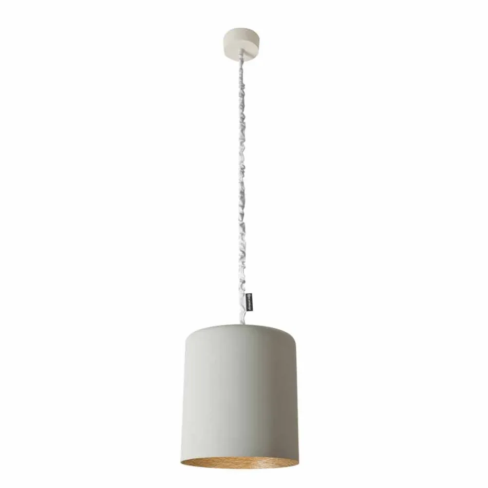 Designer vedhæng lampe In-es.artdesign Buk Paintet cement Viadurini