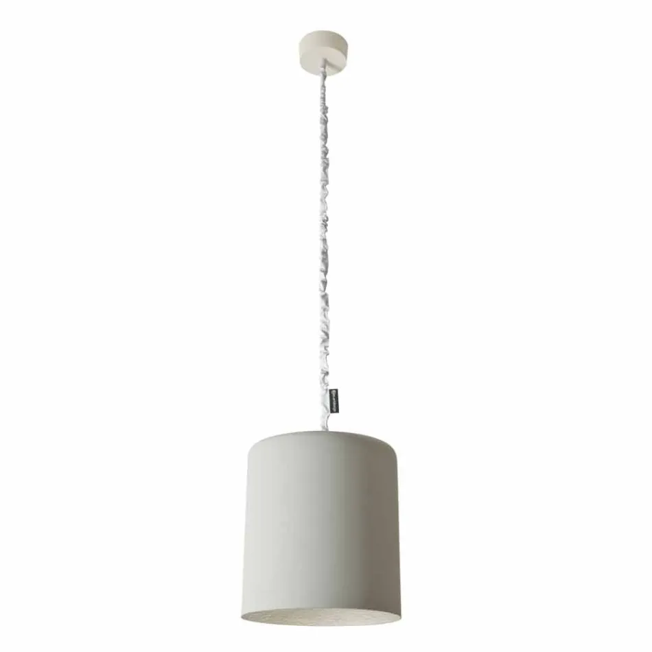 Designer vedhæng lampe In-es.artdesign Buk Paintet cement Viadurini