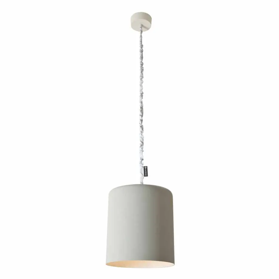 Designer vedhæng lampe In-es.artdesign Buk Paintet cement Viadurini