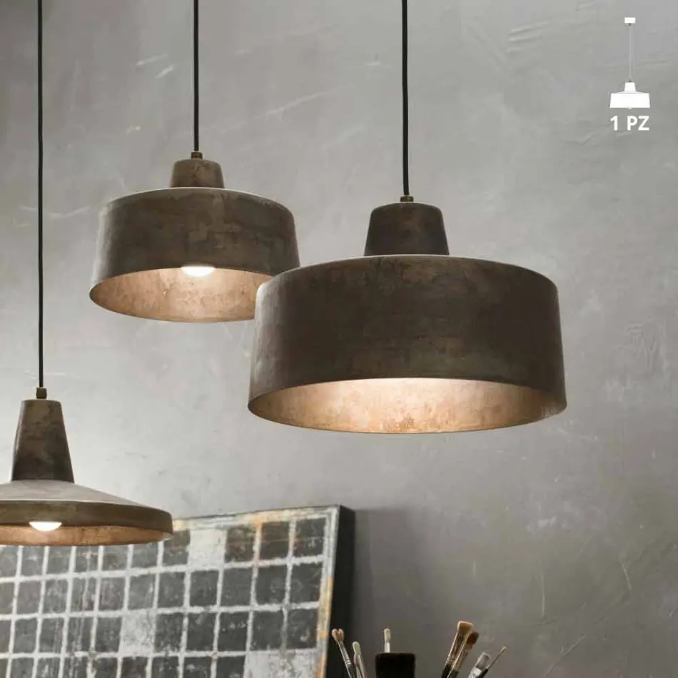 Lamp design pendel antik jern Jean Il Fanale Viadurini