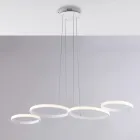 Aldebaran - Designer pendellampe i glas og metal, fremstillet i Italien Viadurini