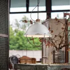 Lampe håndværk industrielt design suspension Clara Viadurini