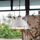 Lampe håndværk industrielt design suspension Clara Viadurini